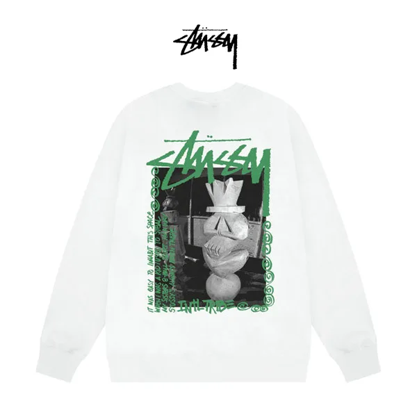 Stussy 石像圓領衛衣