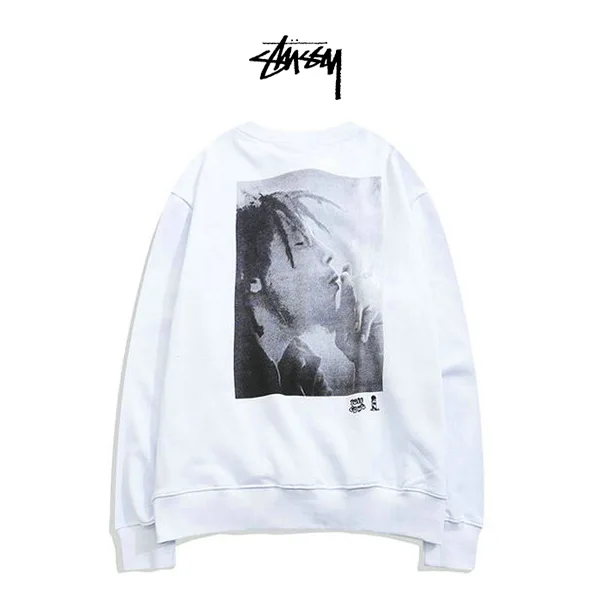 Stussy 雷鬼音樂人物印花圓領衛衣